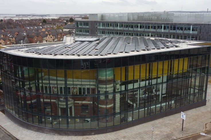 Danum Gallery, Library and Museum building from an elevated view 